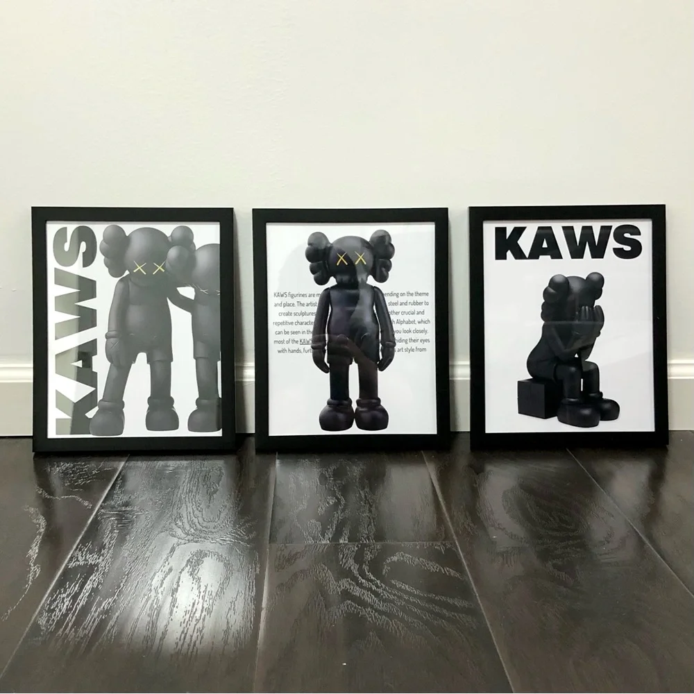 KAWS Framed Wall Art